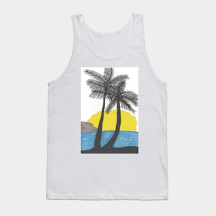 Palm Trees at Sunrise Tank Top